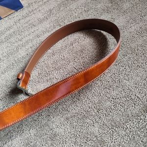 Bosca Brown Leather Belt Made in Canada
